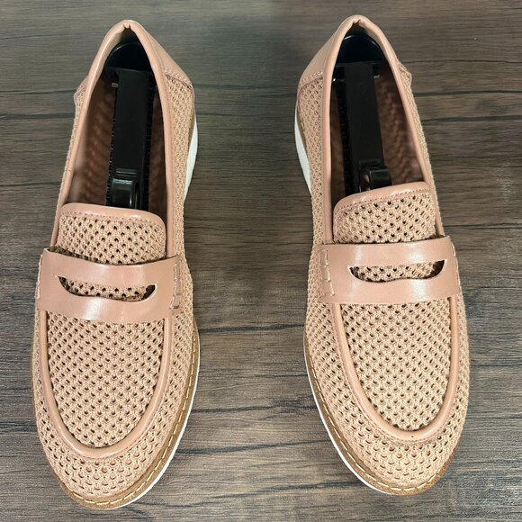 Franco Sarto Women’s Loafers Light Brown Size 7.5 Classic Slip-On Shoes - Picture 1 of 8